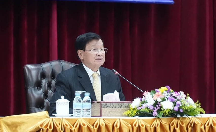 ປະທານປະເທດ ໂອ້ລົມໃນກອງປະຊຸມສະຫລຸບການປະຕິບັດວຽກງານຄະນະປະຕິຮູບລັດວິສາຫະກິດ  ປະຈໍາປີ 2025